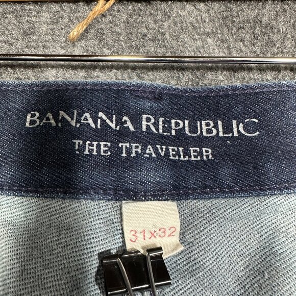 Banana Republic Jeans Mens 31 The Traveler Slim Fit Pockets Cotton Stretch - Picture 5 of 9